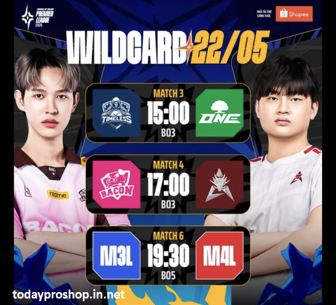 LỊCH THI ĐẤU WILDCARD APL 2026 NGÀY 22/05 1 Screenshot 2026 05 22 142700
